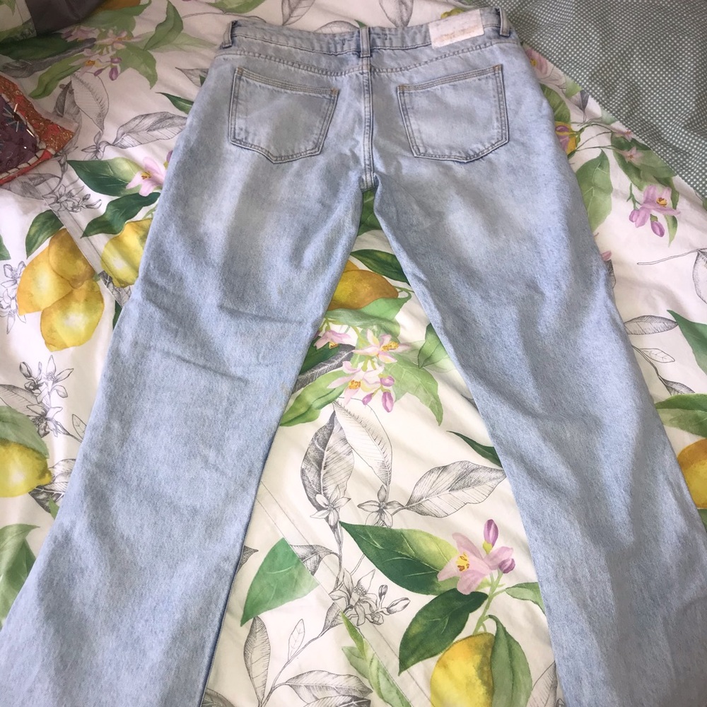 Zara fringe jeans